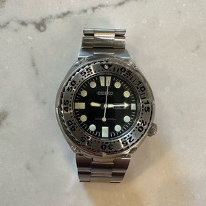 Gents Seiko 7N36-0AF0 Sawtooth Scuba Divers Quartz Watch